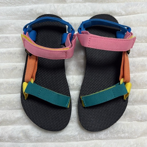 Teva NWOT Kids Multicolor Sandals - Picture 4 of 5